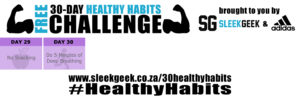 Sleekgeek 30-Day Healthy Habit Challenge Week 5 powered by adidas