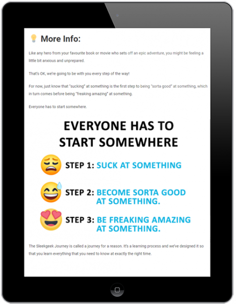 Sleekgeek Journey Lessons v3